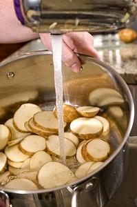 Fresh maple potato