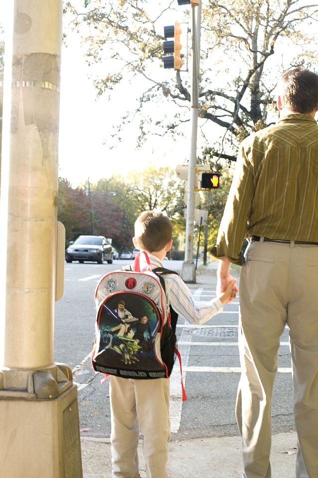 Father hands holding