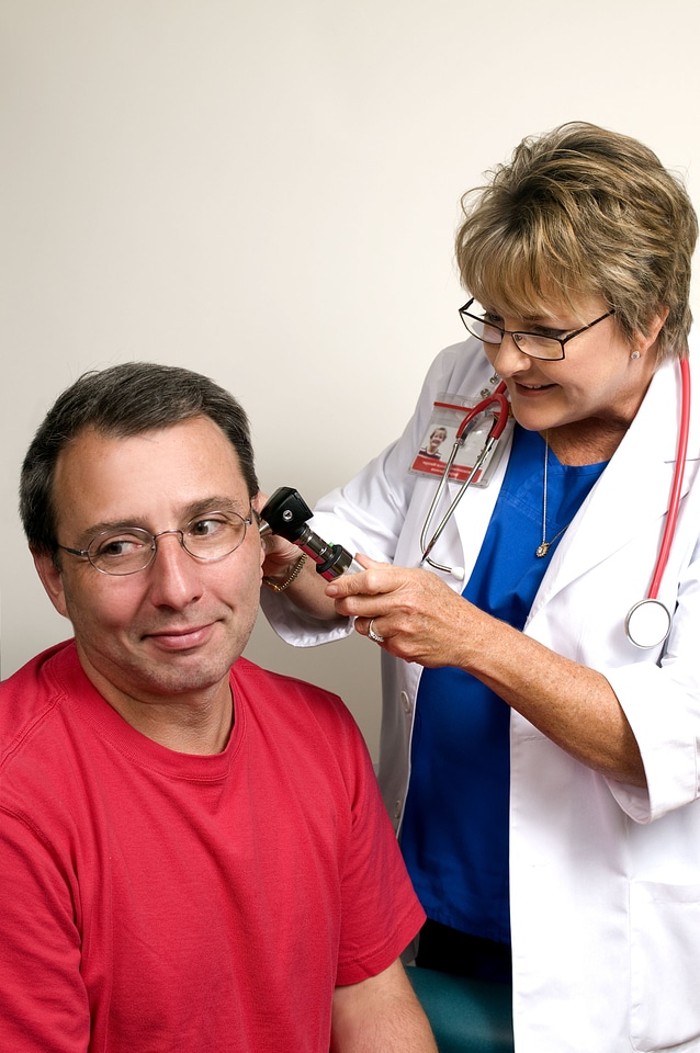 Doctor exam female