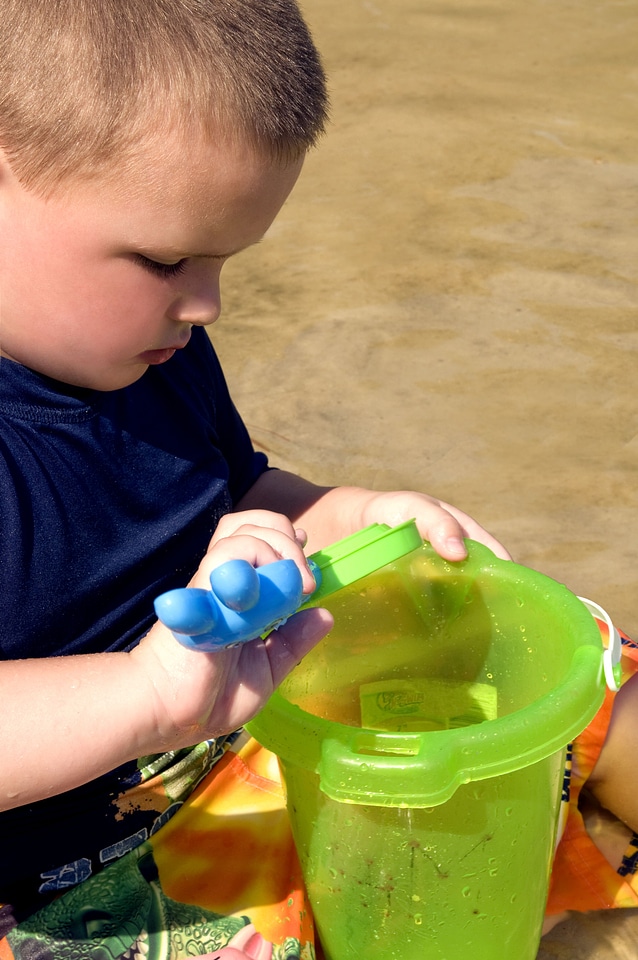 Boy cute playing