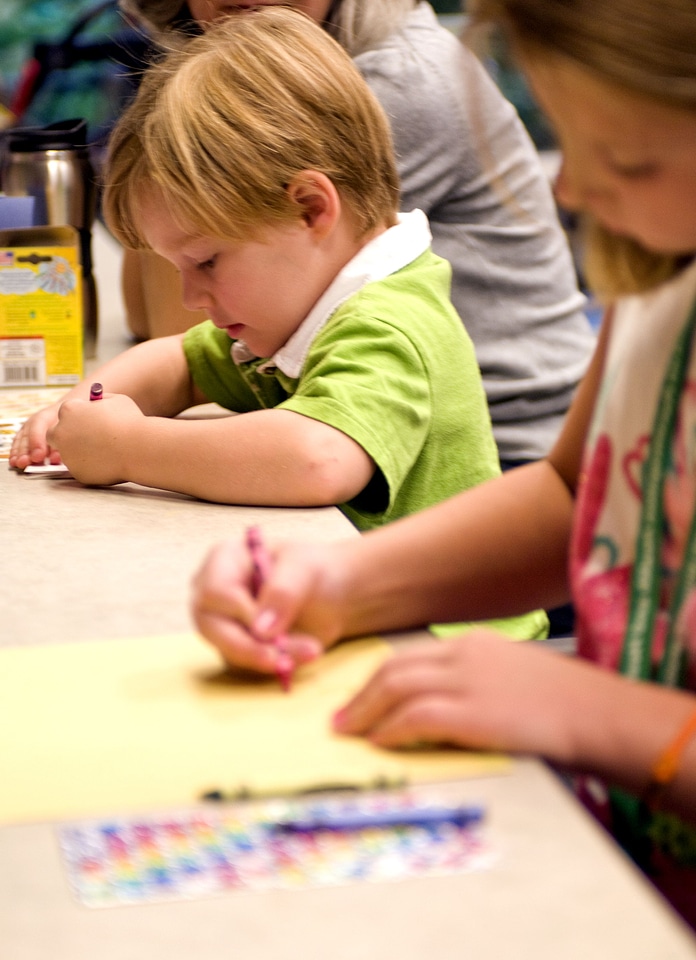 Babies crayons creativity