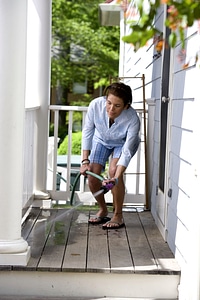 Fire Hose patio wash