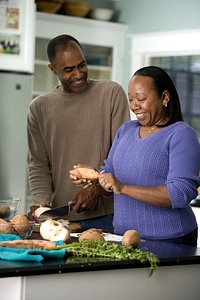 Boiling couple husband