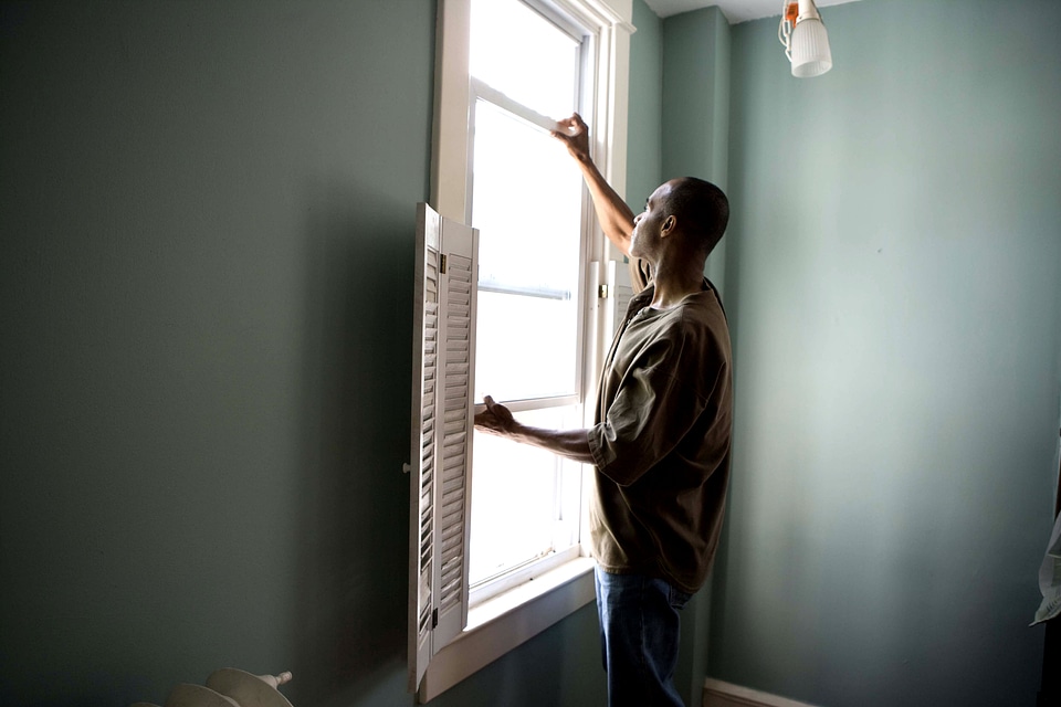 African american at home