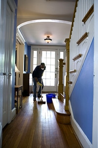 African american at home