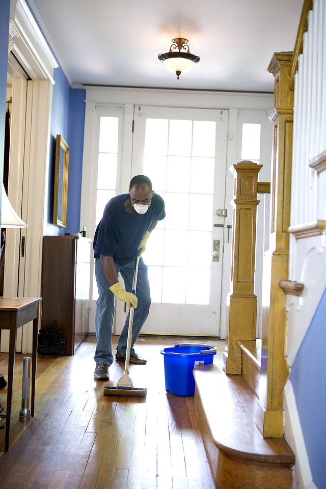 African american at home