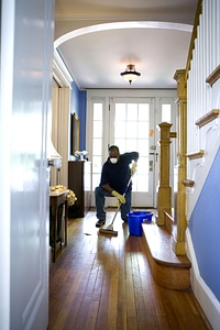 African american at home