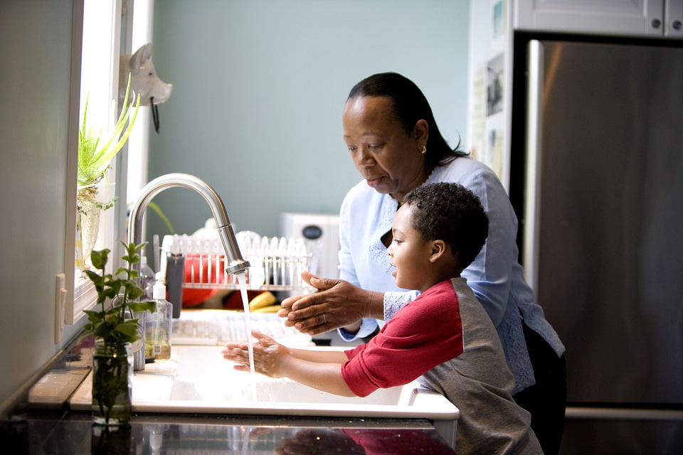 African american mother