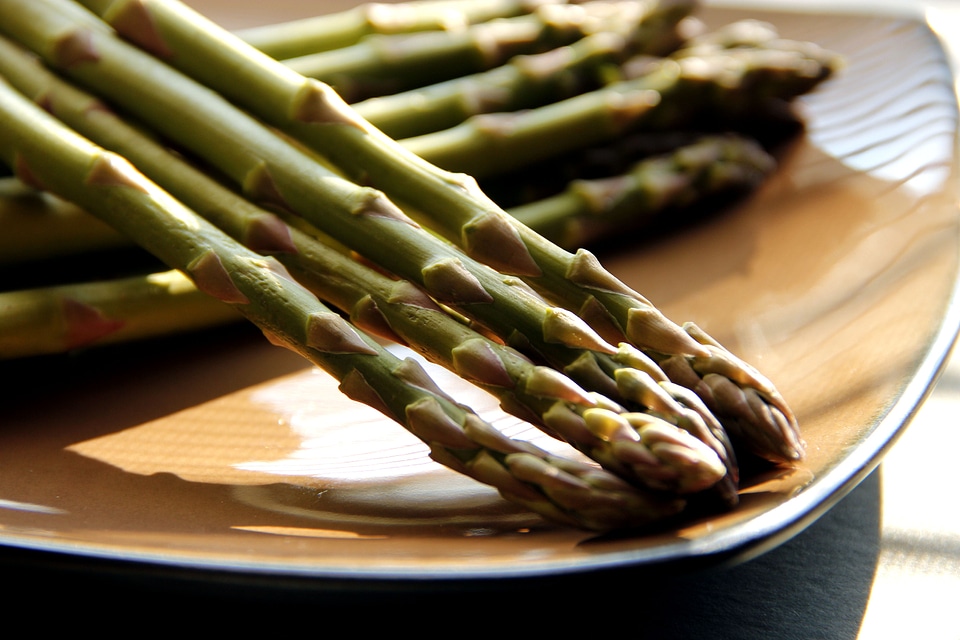 Asparagus eat greenery