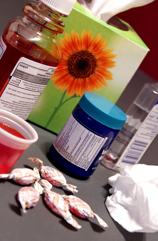 Center diet supplements foreground