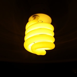 Bulbs lighting medium energy saving photo