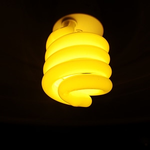 Bulbs lighting medium energy saving photo