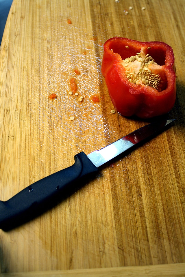 Bell bell pepper red