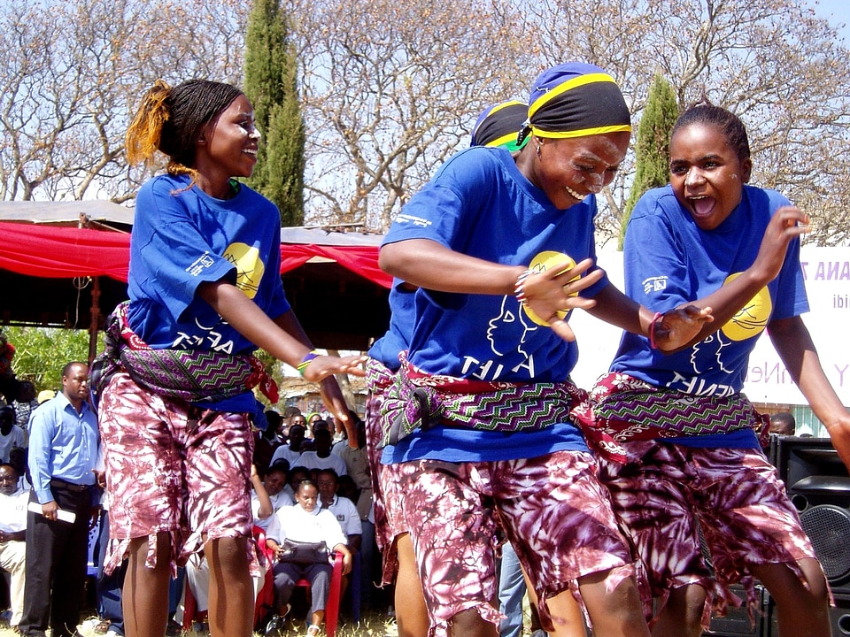 Ceremony dance female child