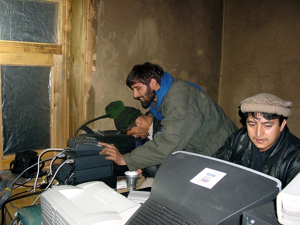 Afghanistan breast computer