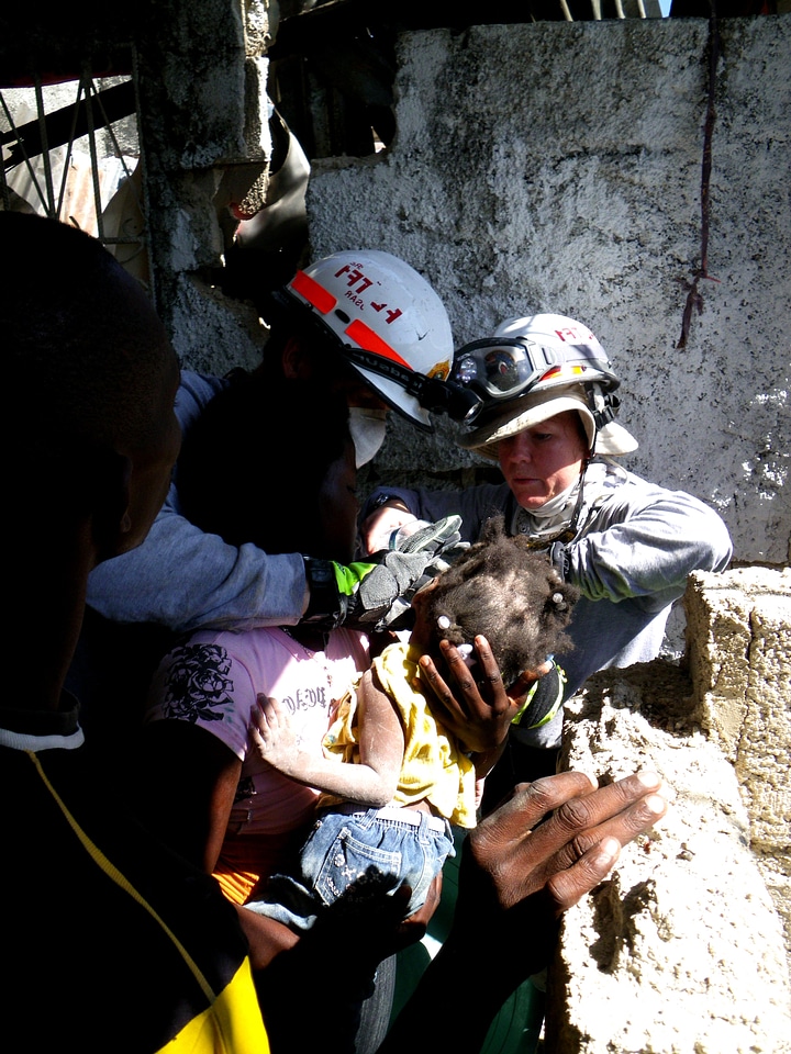 Baby earthquake Haiti