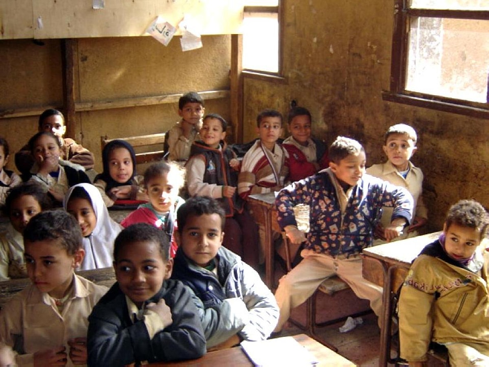 Babies Egypt school