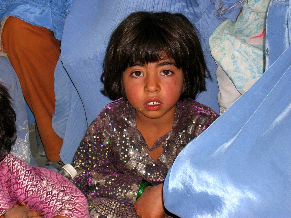 Afghanistan center female child