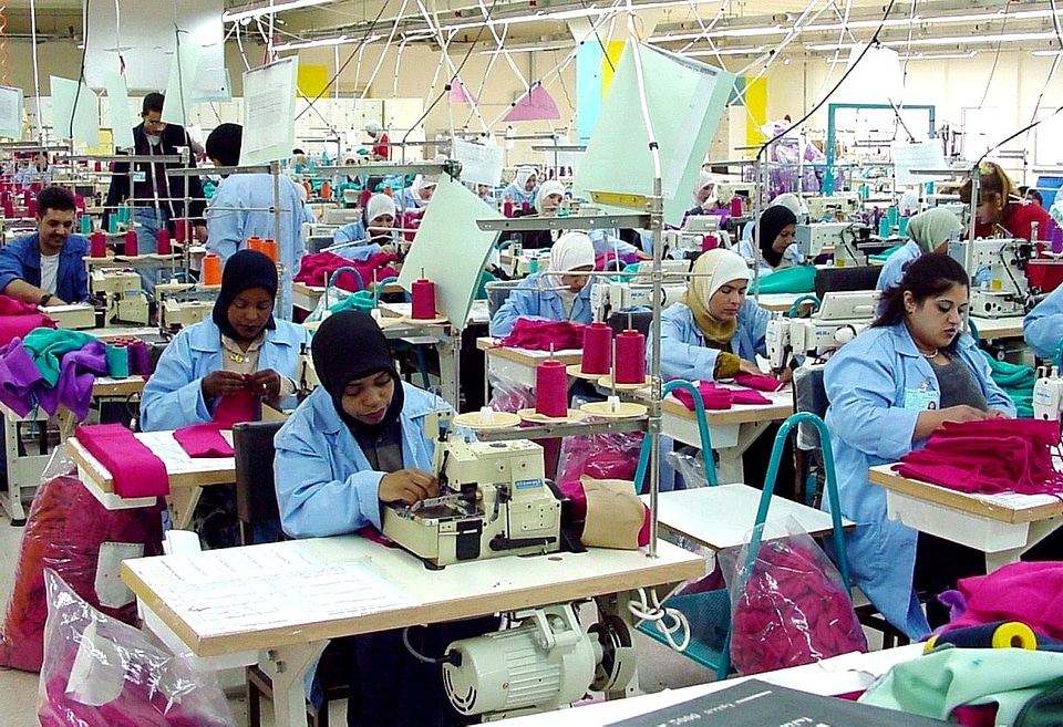 Clothes factory female