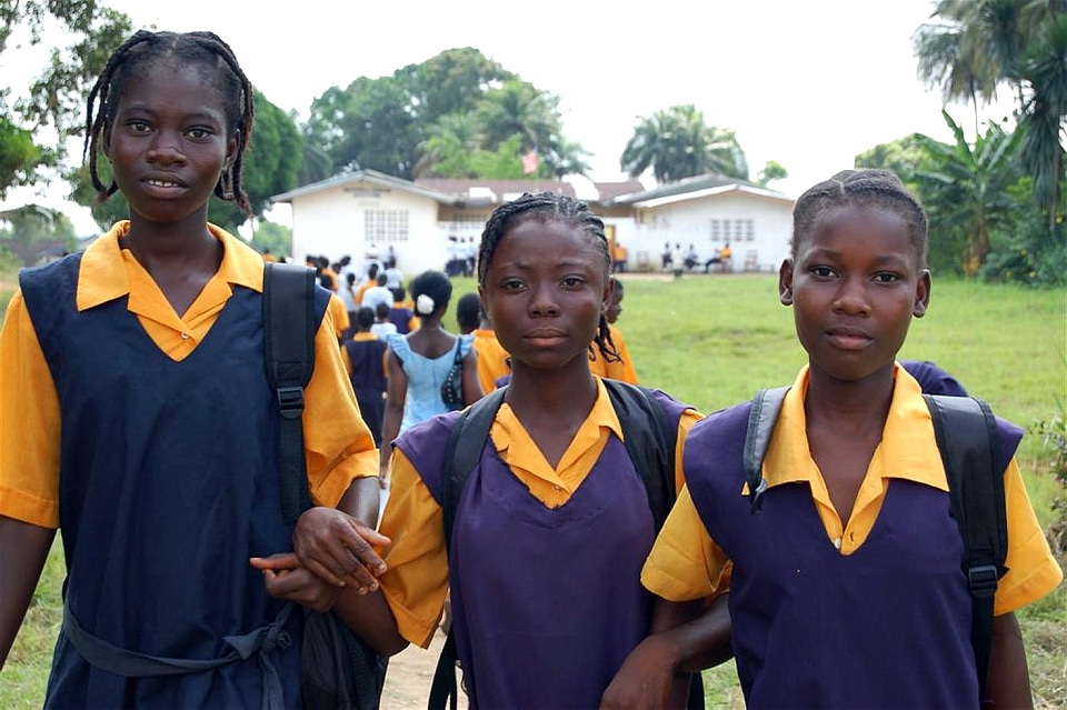 Female students teenage