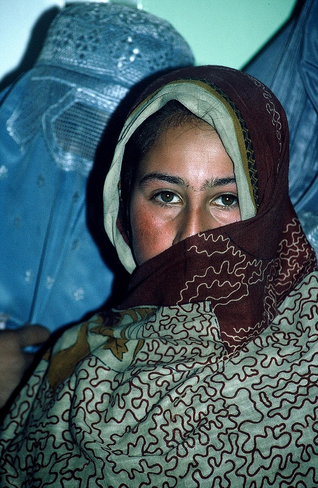 Afghanistan clinic woman