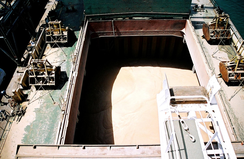 Cargo cargo ship grain