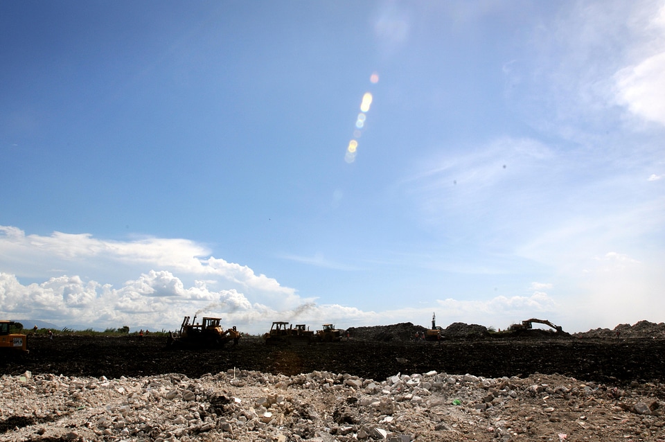 Haiti harbor junkyard