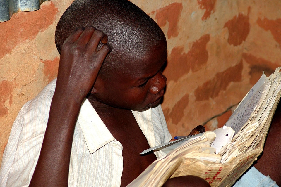 African boy teenage