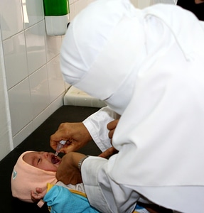 Clinic doctor infant photo