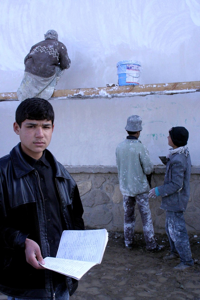 Afghanistan brow school