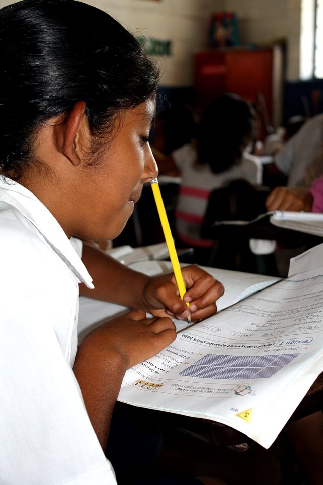 Class female school child