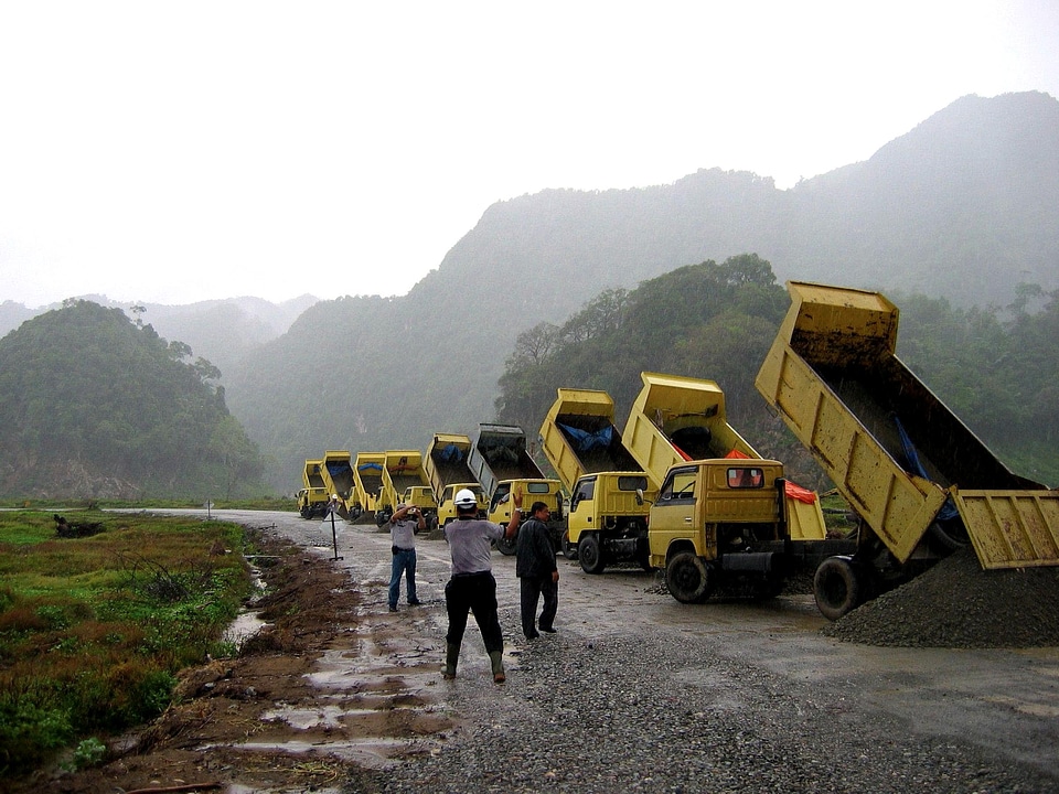 Province rebuilding road