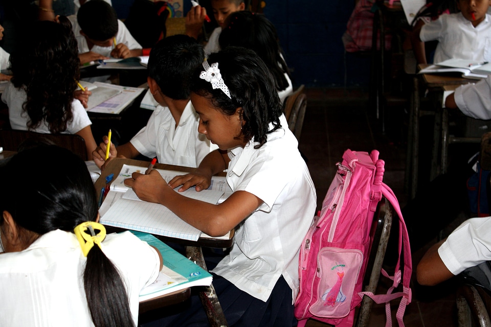 Class school child students
