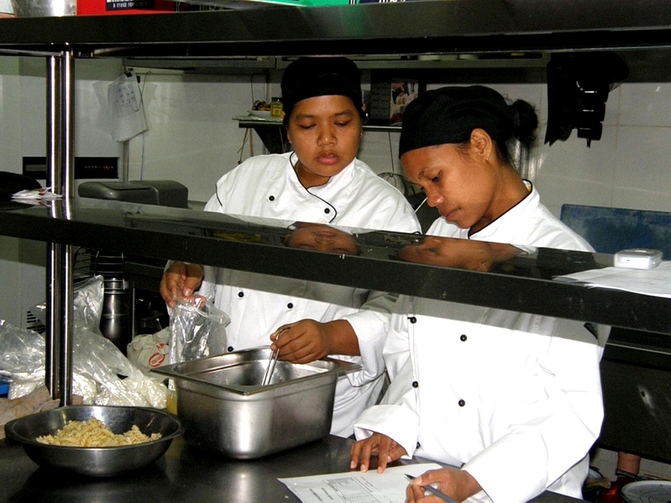 Boiling colleague female