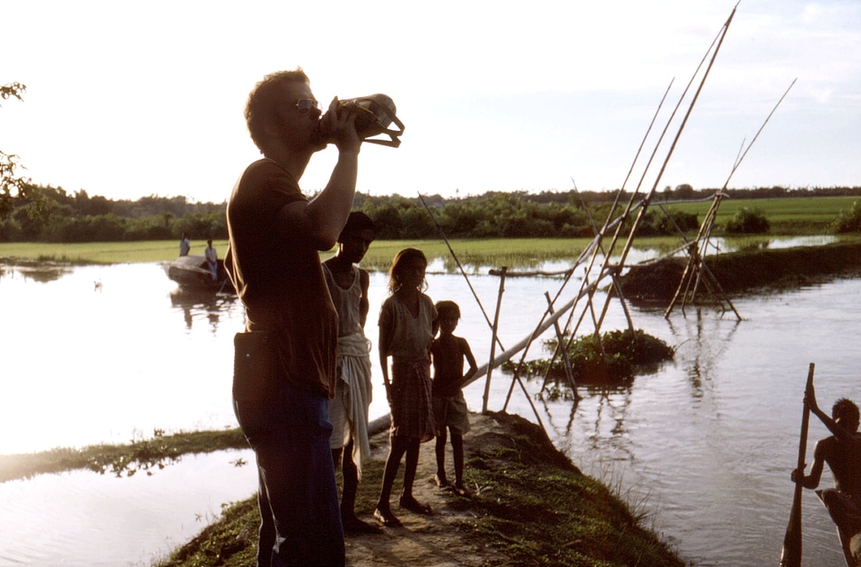 Bamboo Bangladesh bridge