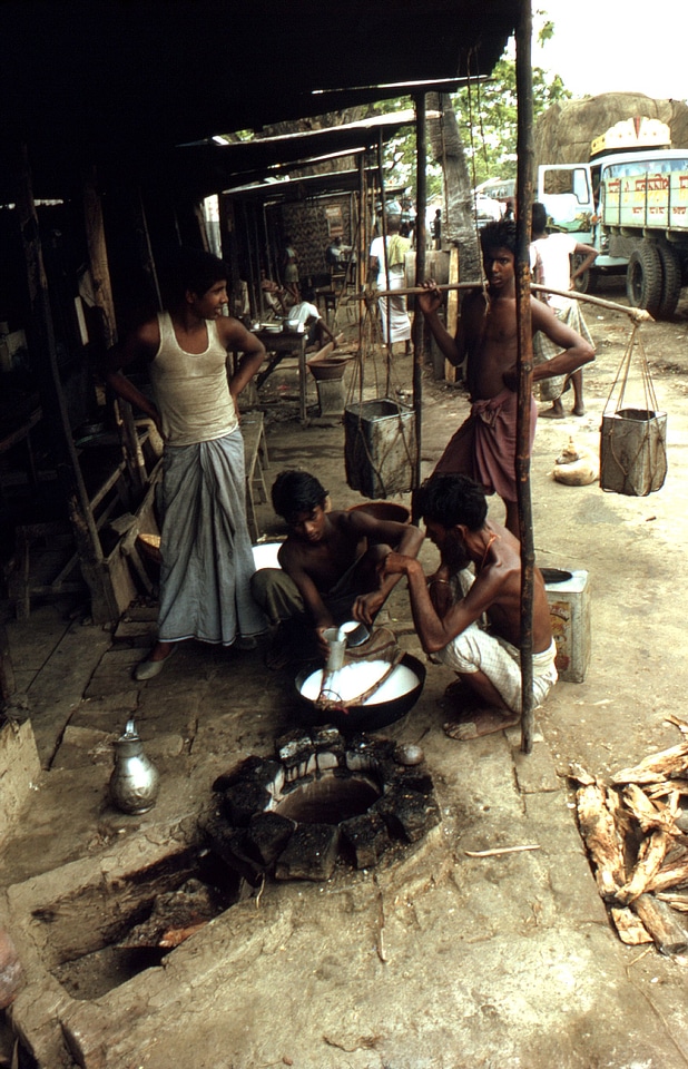 Awning boiling food