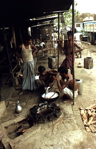 Awning boiling food