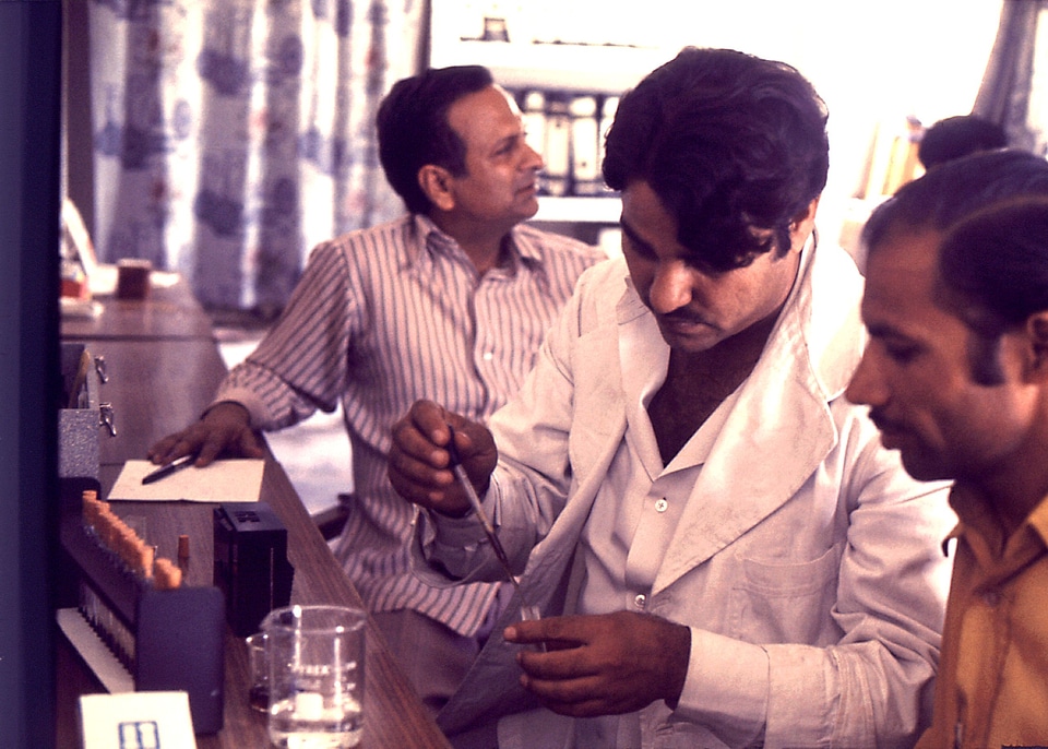 Analysis blood doctor