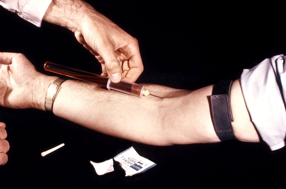 Blood clinic sample