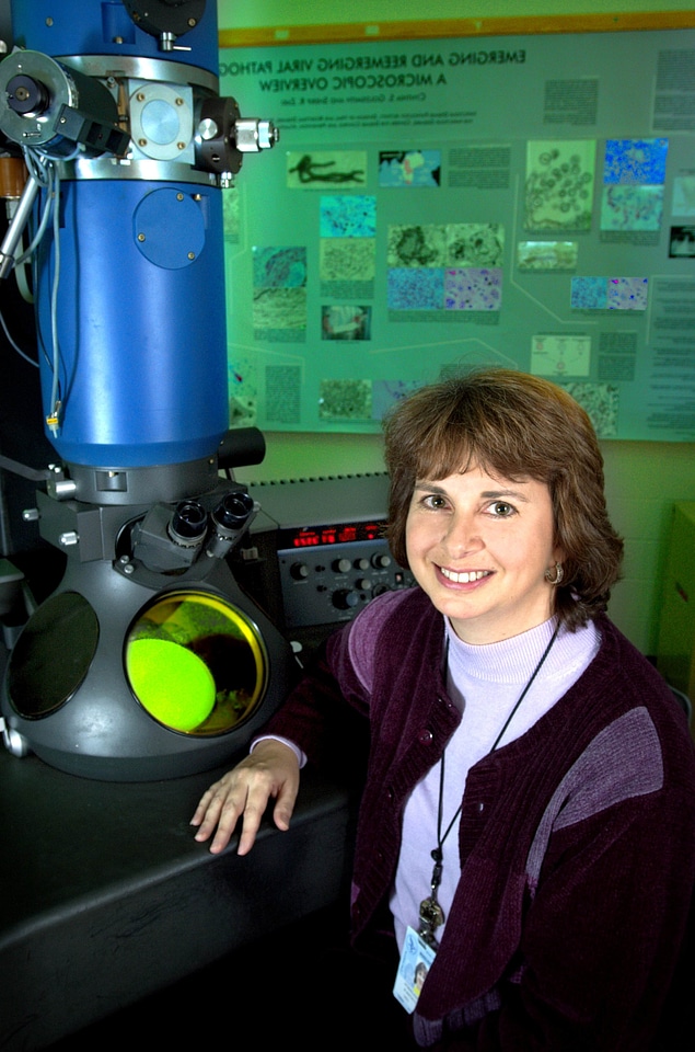 Biologist brow electron