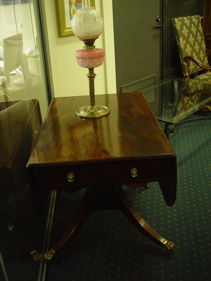 Ancient desktop lamp