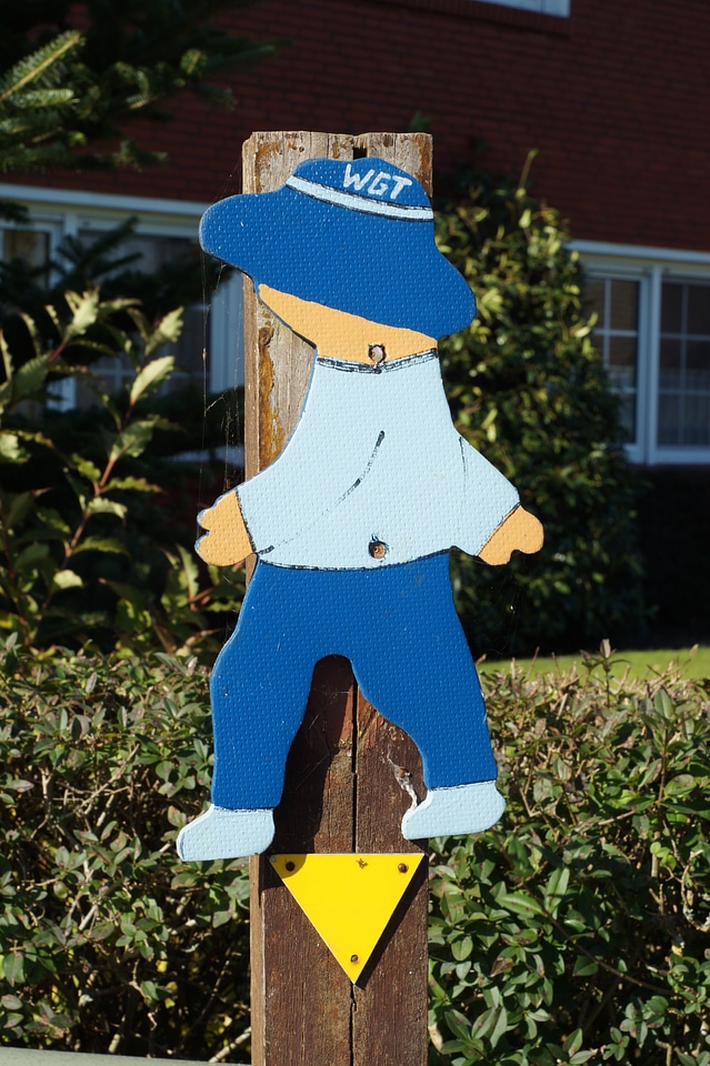 Signposts marker characters characters