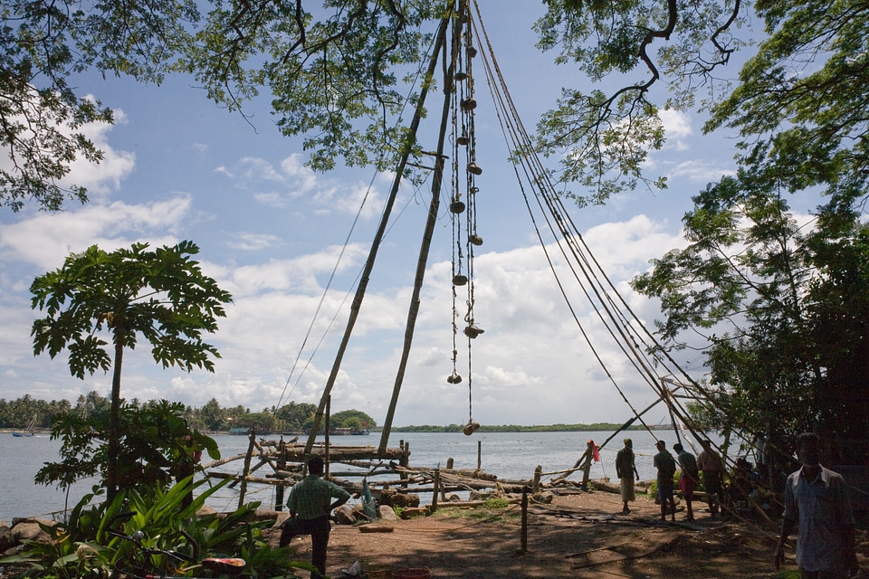 Water chinese fishing net