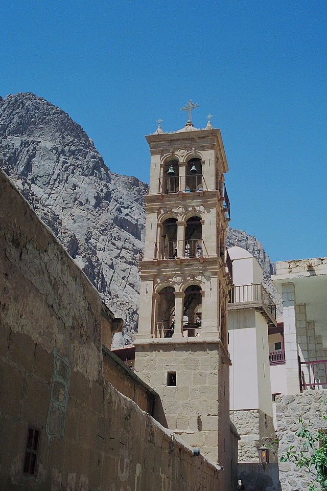 Behind it sinai greek orthodox