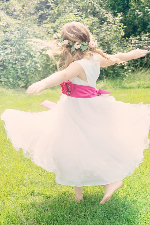 Twirl dress happiness