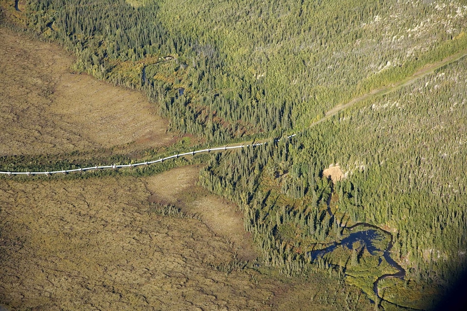 Alaska cross section crossing