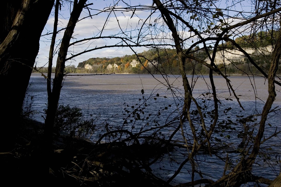 Limestone river side