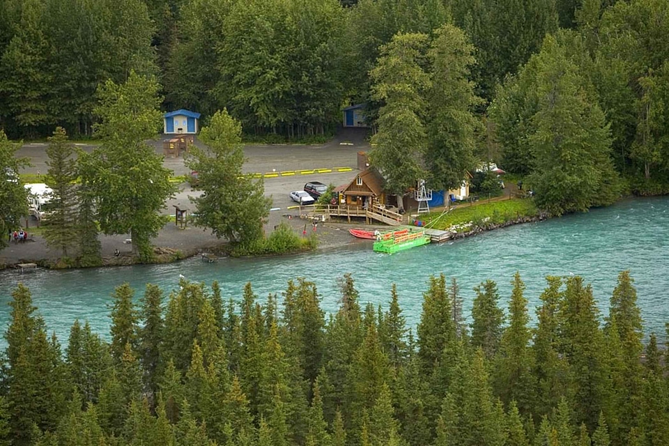Ferry pedestrian river