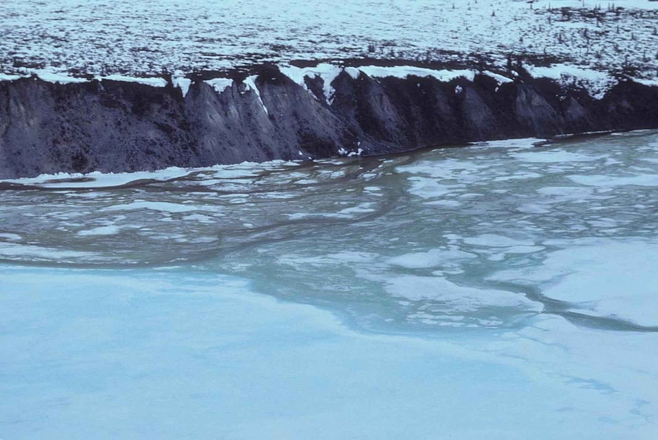 Ice river scenic
