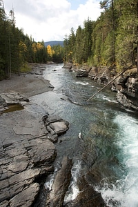 Flathead mountain river photo